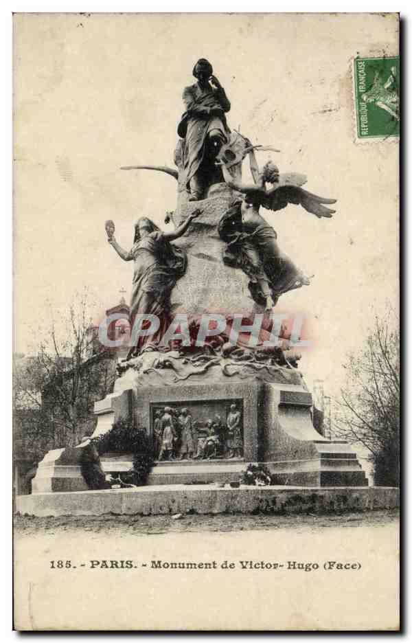 Paris CPA Monument de Victor Hugo