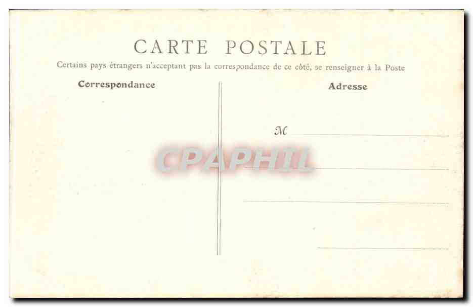 Paris CPA Avenue du Bois de Boulogne — Rückseite