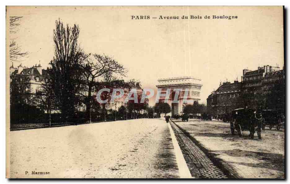 Paris CPA Avenue du Bois de Boulogne