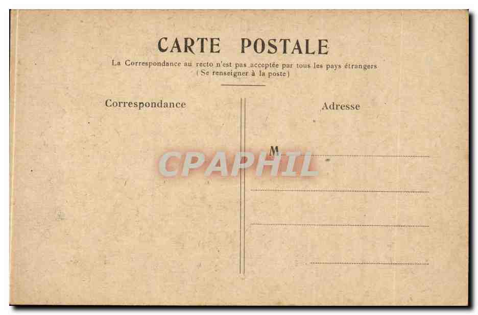 Paris CPA Trocadero — Rückseite
