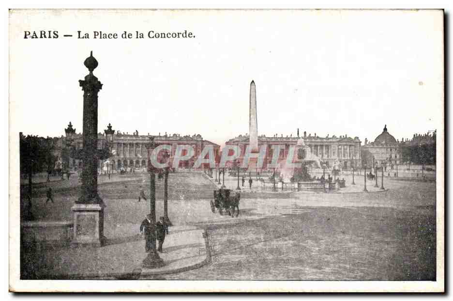 Paris CPA Place de la Concorde