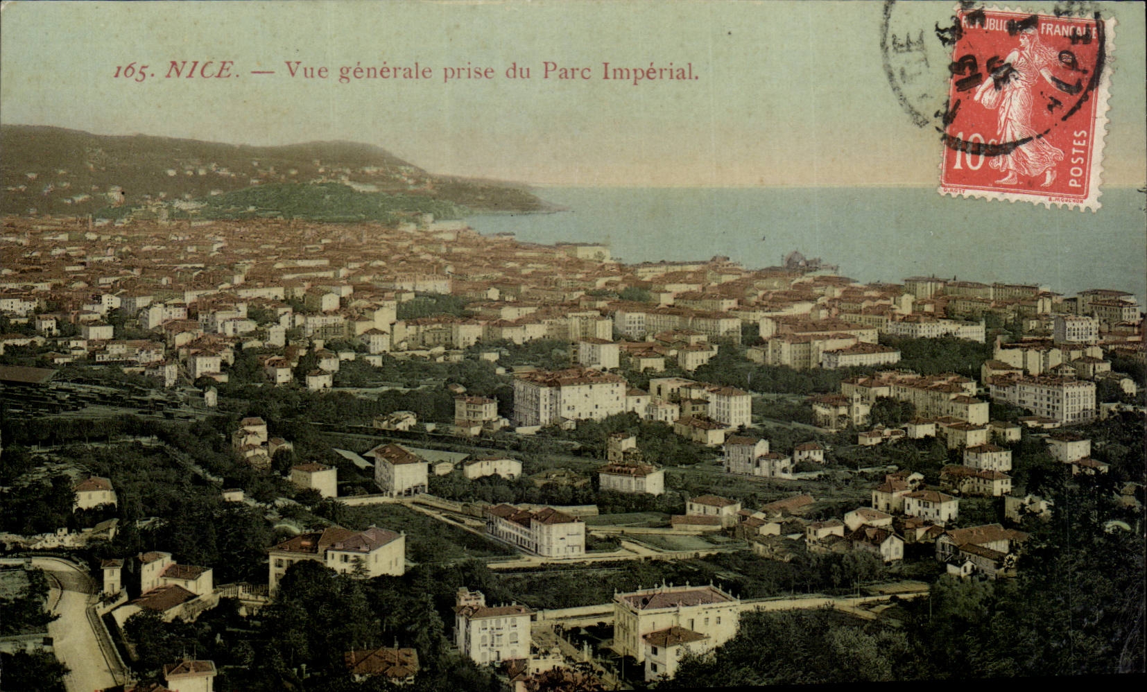 Nice CPA Vue generale prise du parc imperial