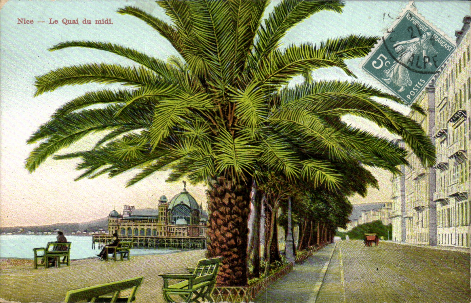 Nice CPA Quai du Midi