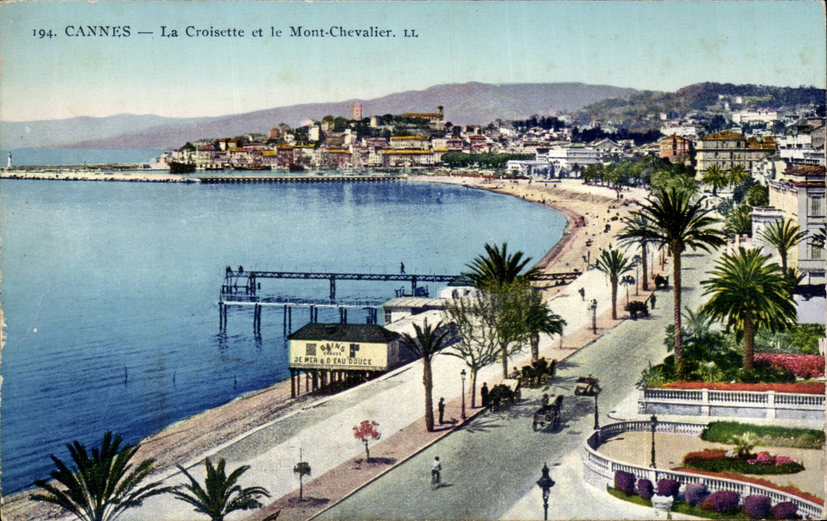 Cannes CPA La croisette et le Mont Chevalier