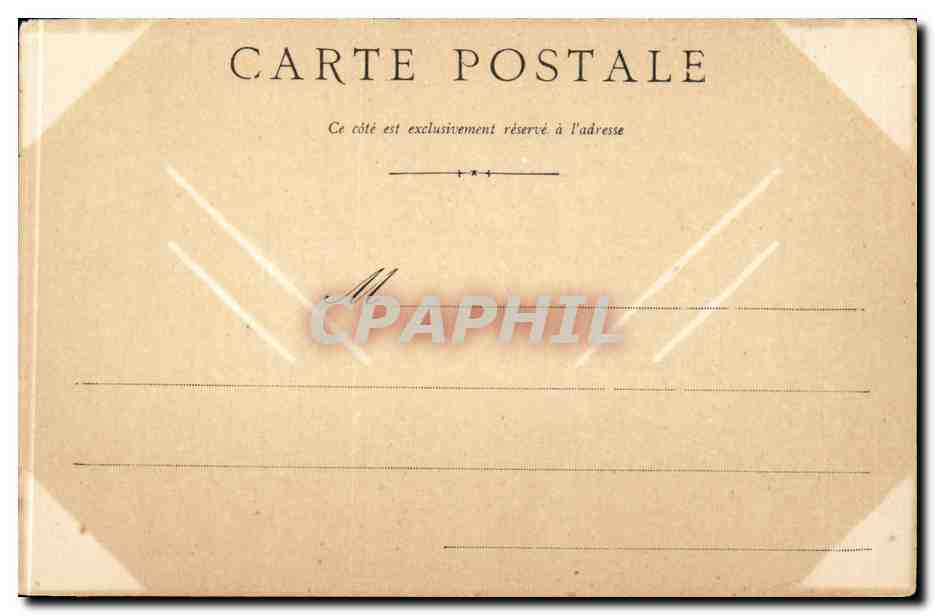 Cannes CPA L'eglise du vieux chateau — Verso
