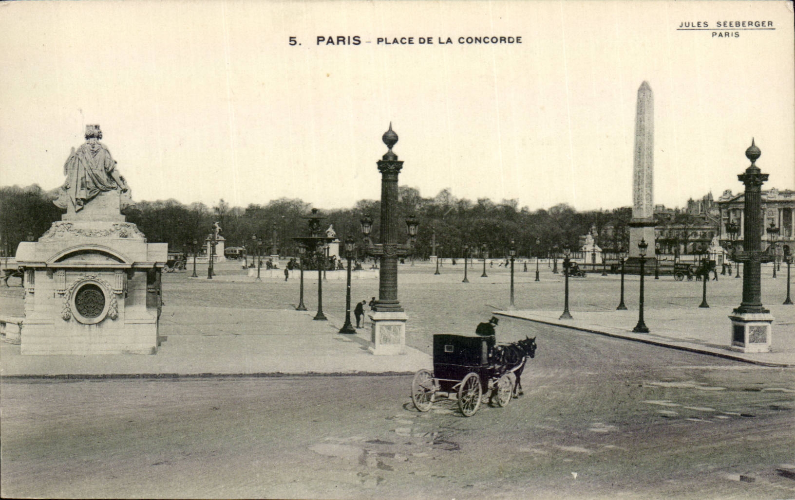 Paris CPA Place de la Concorde