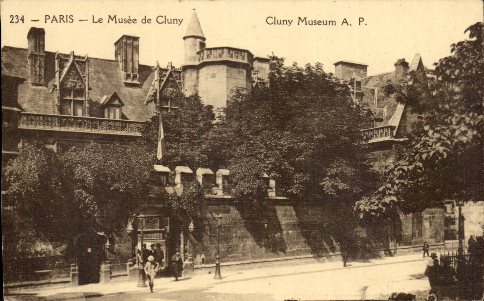 Paris CPA musee de Cluny