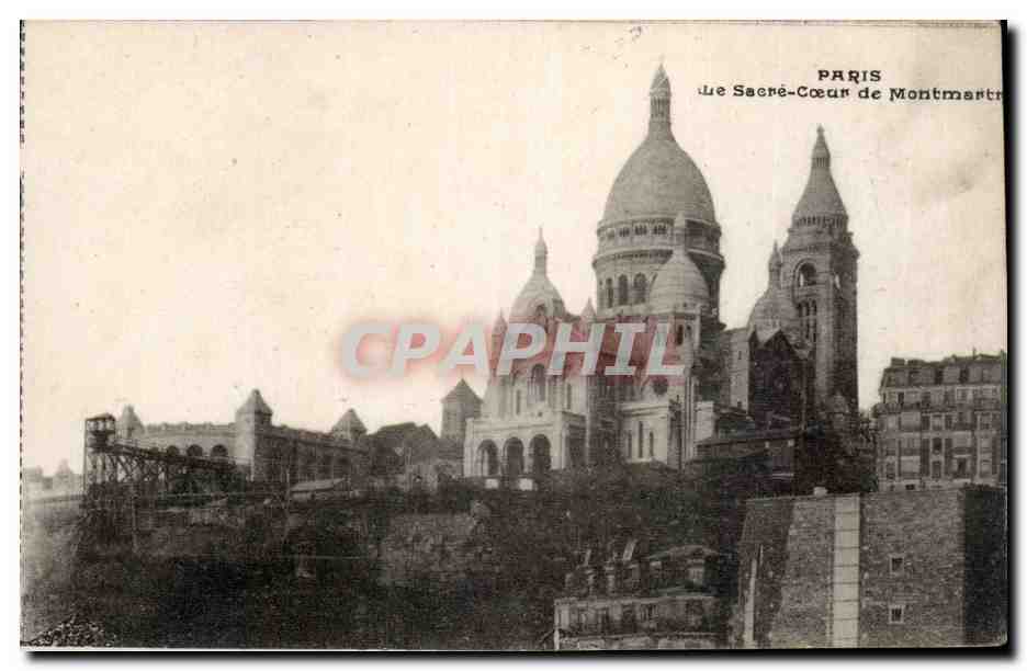 Paris CPA Sacre Coeur de Montmartre