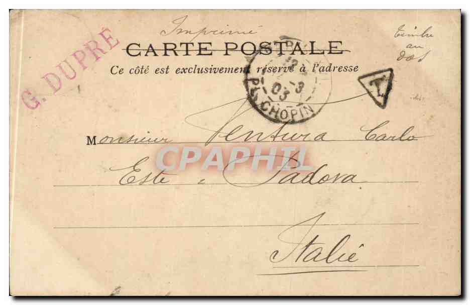 Paris CPA Notre DAme — Rückseite