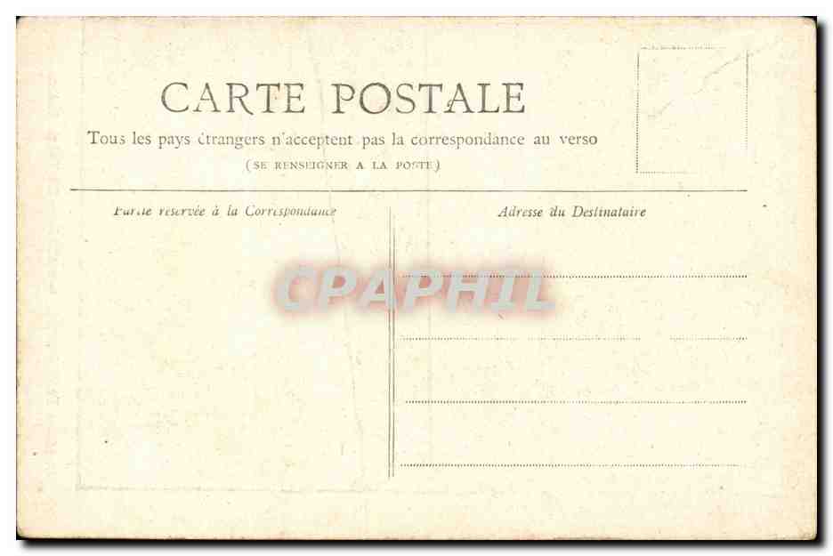 Paris cPA Val de Grace — Rückseite