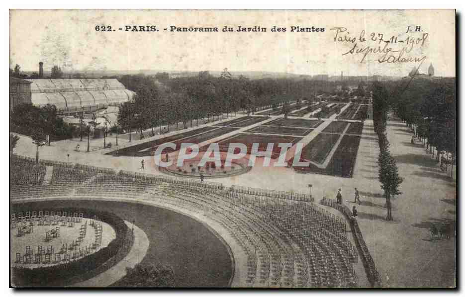 Paris CPA Panorama du jardin des plantes
