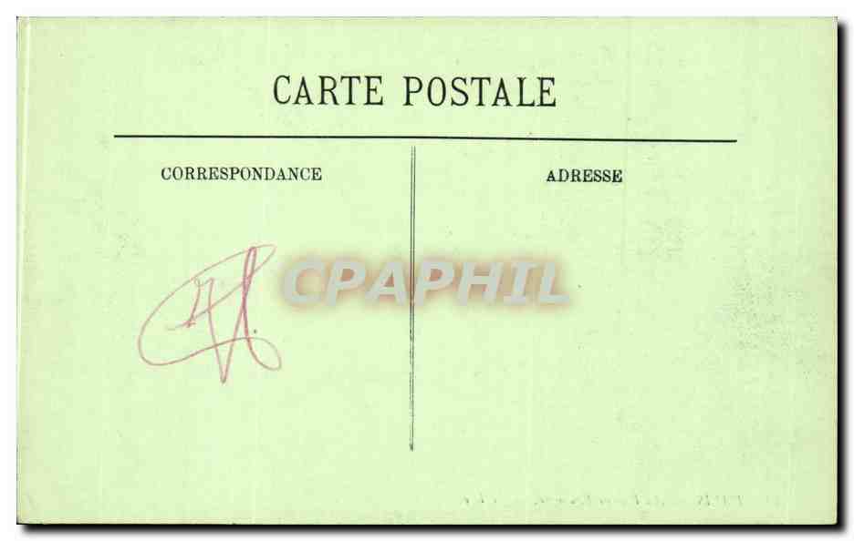 Paris CPA Au bois de Boulogne Le parc — Rückseite