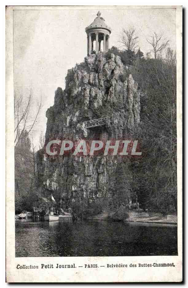 Paris CPA Belvedere des Buttes Chaumont