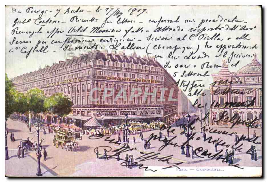 Paris CPA Grand hotel