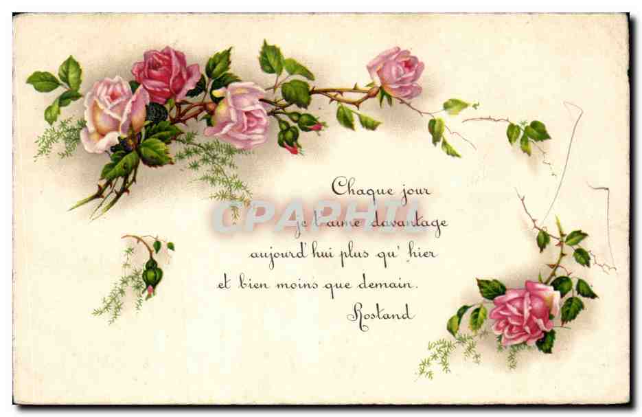 CPA Fantaisie Fleurs
