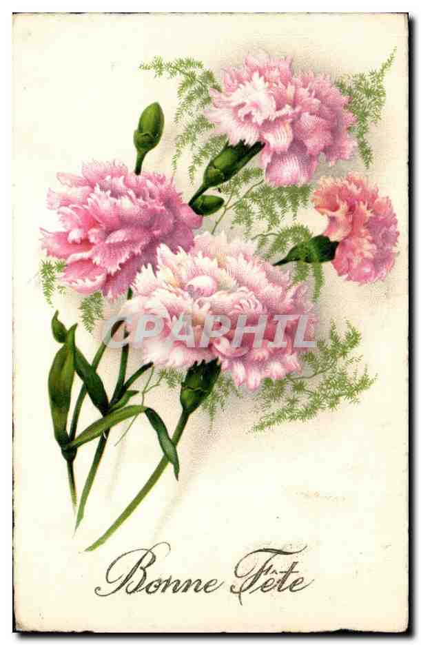 CPA Fantaisie Fleurs