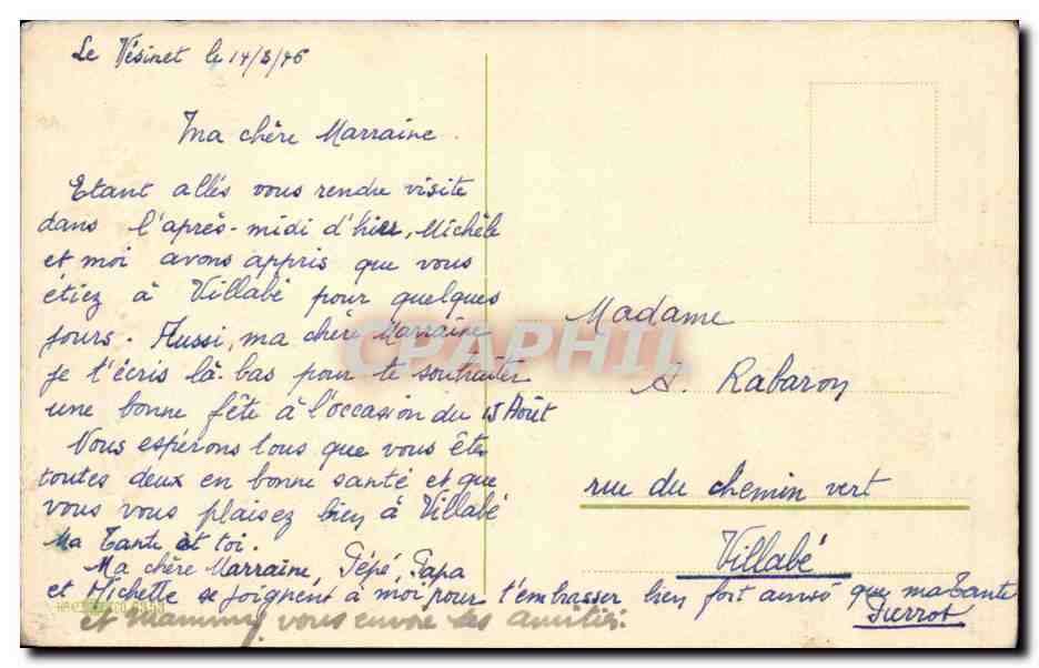 CPA Fantaisie Fleurs Bonne annee — Back