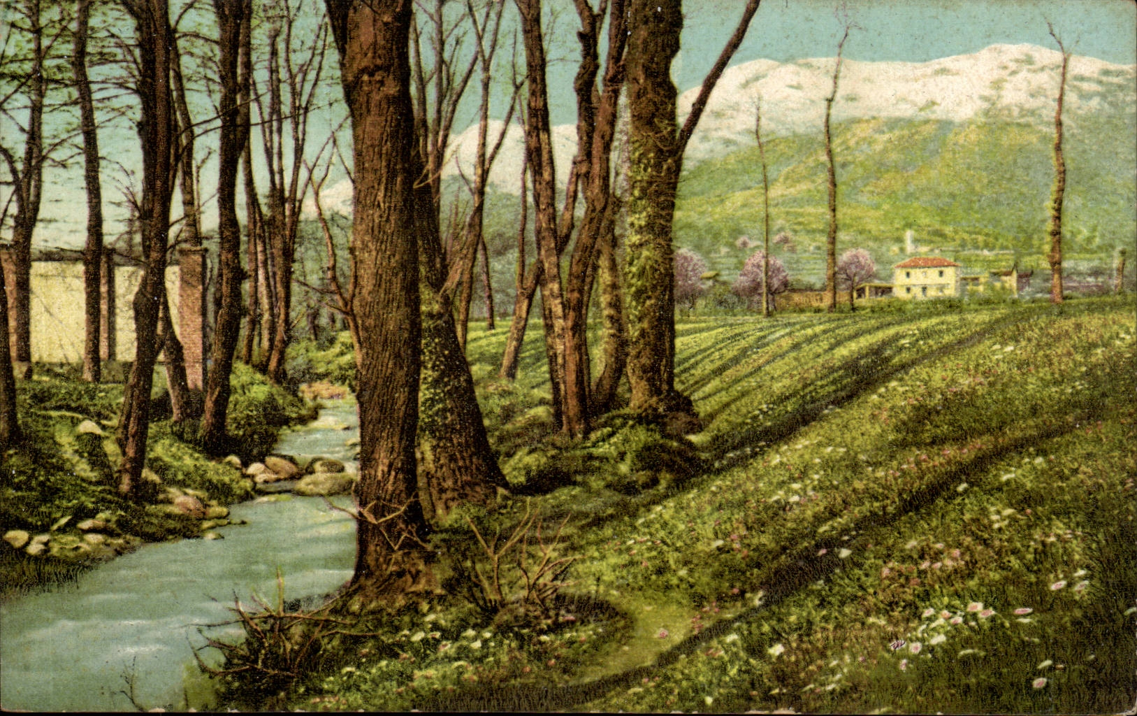 CPA Fantaisie Paysage 