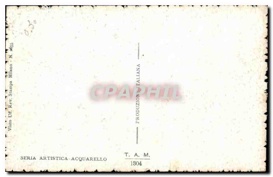 CPA Fantaisie Bateau — Verso