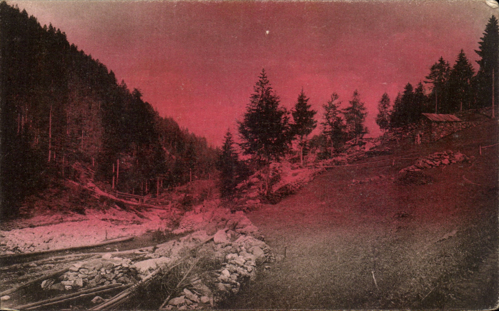 CPA Fantaisie Paysage