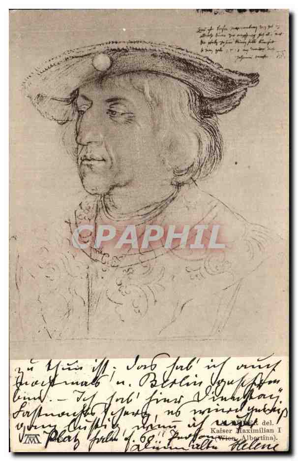 CPA Fantaisie Da¼rer Kaiser Maximilian I