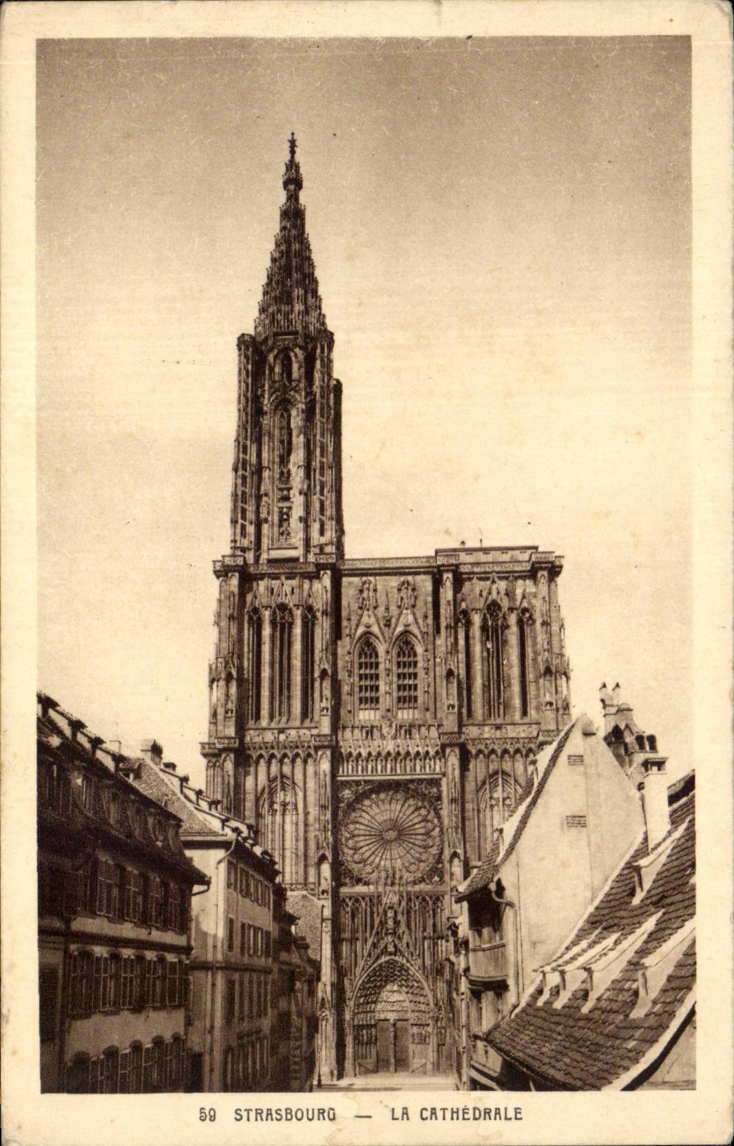 CPA Strasbourg la cathedrale