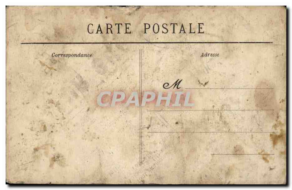 CPA Paris Sacre Coeur montmartre — Rückseite