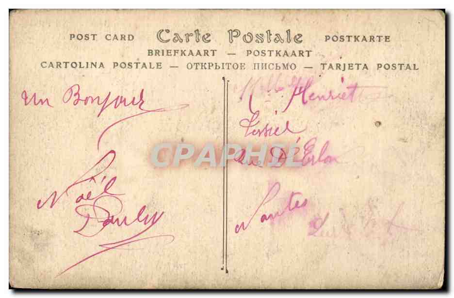 CPA Nice La jetee promenade et la promenade des anglais — Rückseite