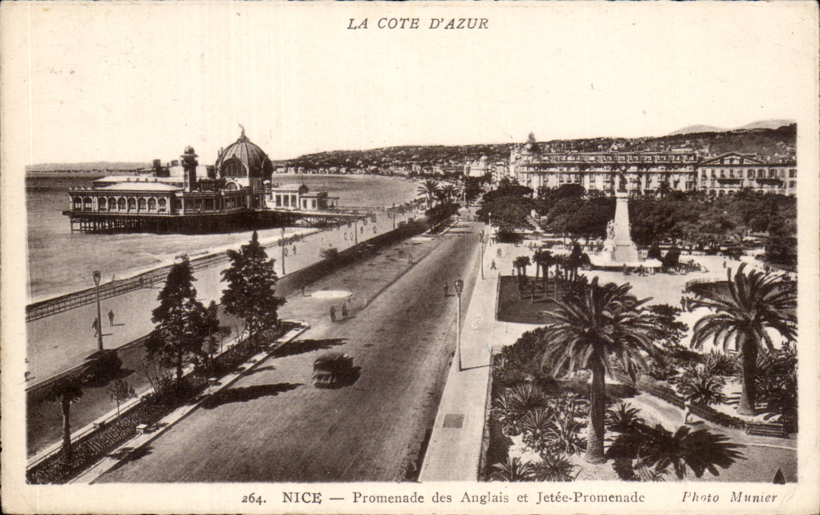 CPA Nice Promenade des anglais et jetee promenade