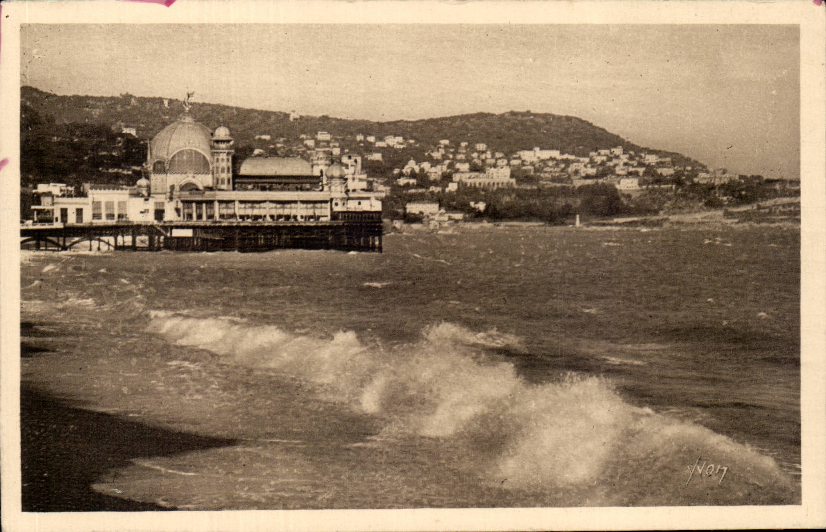 CPA Nice Mer houleuse