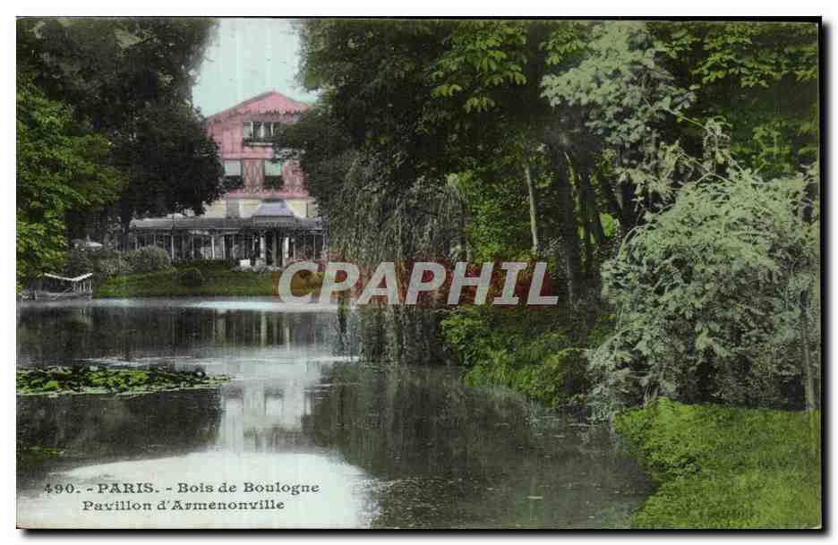 Paris CPA Bois de Boulogne Pavillon d'Ermenonville
