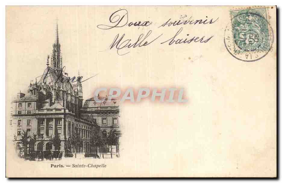Paris CPA Saint Chapelle