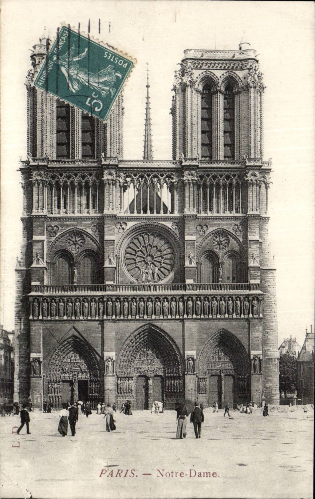 Paris — Notre-Dame — unbekannter Verlag, Seriennummer nicht sichtbar