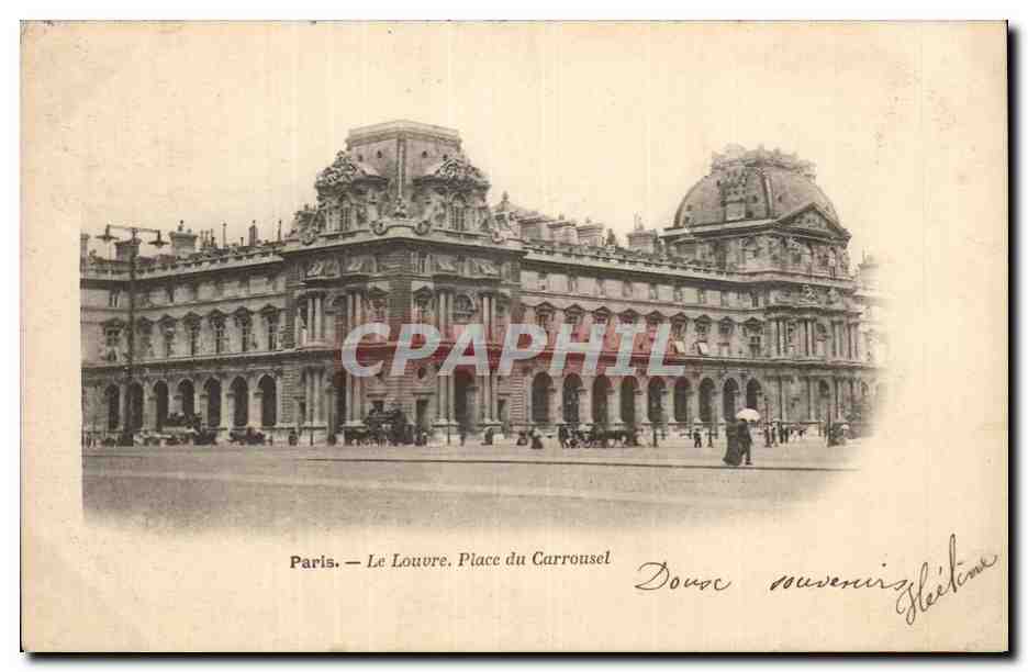 Paris CPA Place du Carrousel