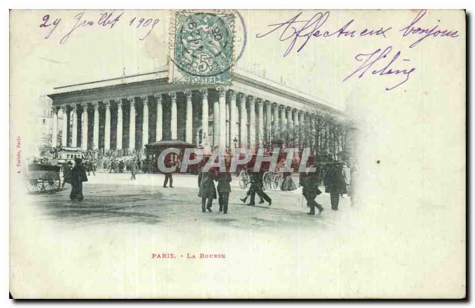 Paris CPA La Bourse