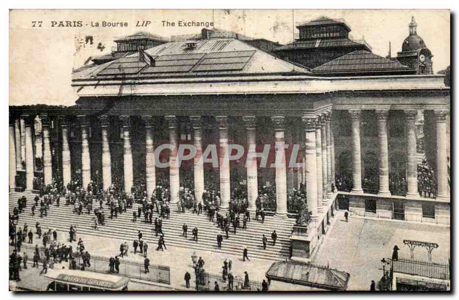 Paris CPA La Bourse