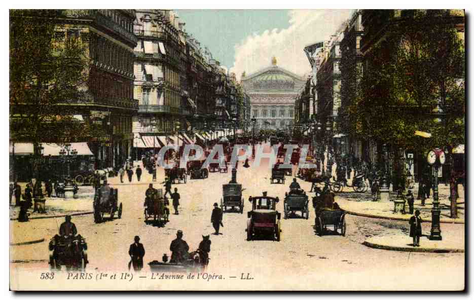 Paris CPA Avenue de l'opera