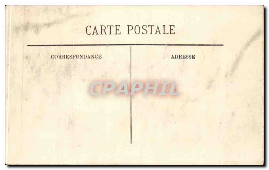 Paris CPA Avenue de l'opera — Rückseite