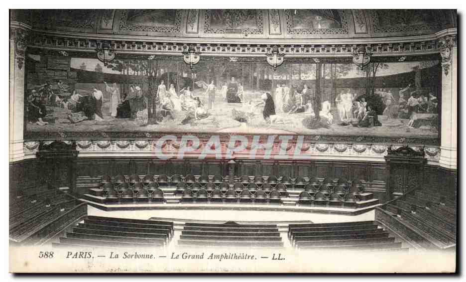 Paris CPA La Sorbonne Grand amphitheatre