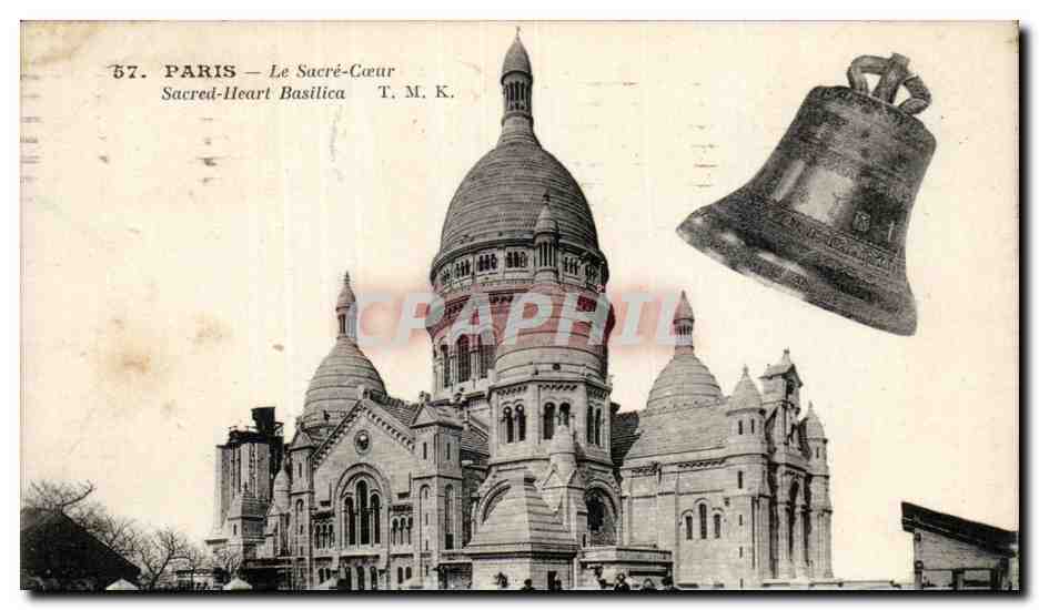 Paris CPA Sacre coeur Cloche