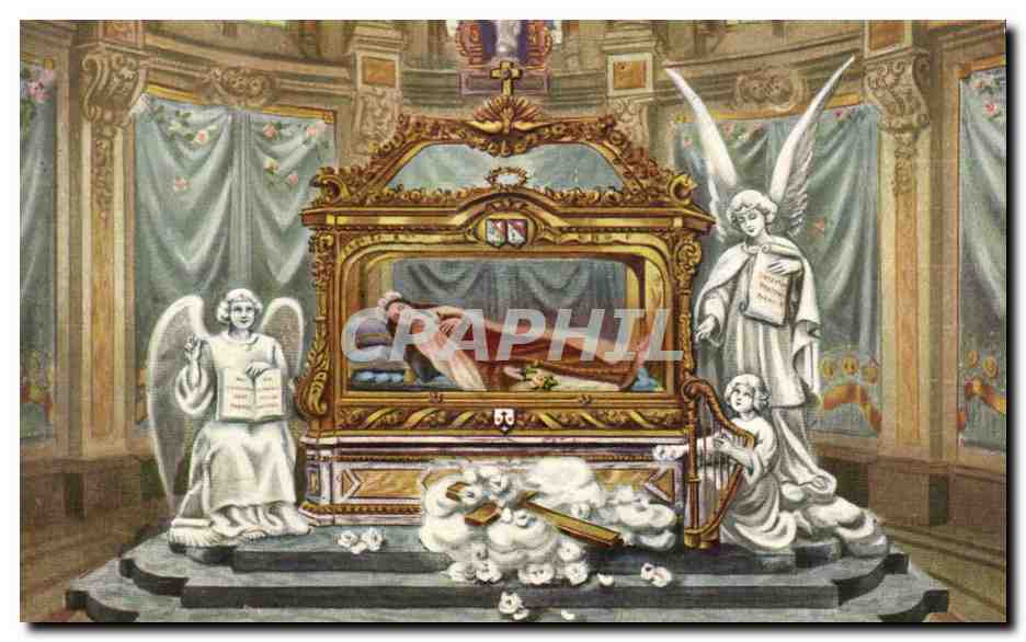CPA Fantaisie Chasse de Ste Therese de l'enfant Jesus au carmel de Lisieux