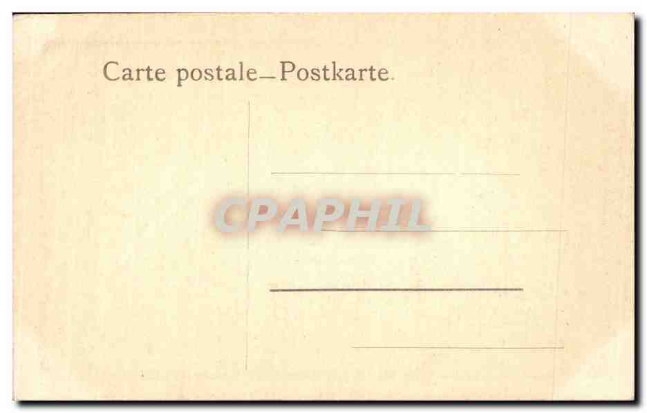 CPA Fantaisie Paysage  — Verso