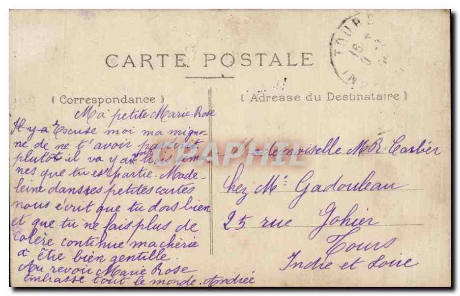CPA Fantaisie Enfant — Rückseite