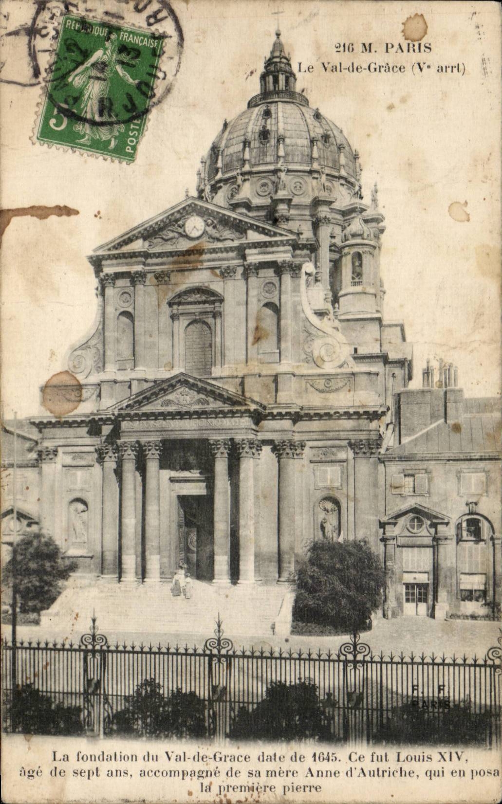 Le Val-de-Grâce — Paris (Vᵉ arrondissement) — F. Fleury, photo-imp.-édit., Paris