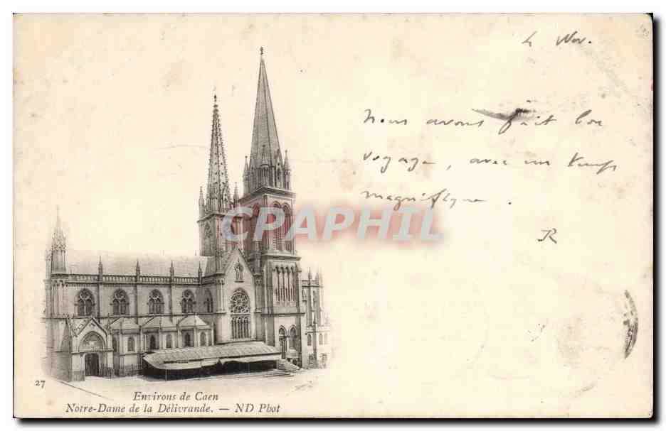 CPA Environs de Caen Notre DAme de la Delivrande