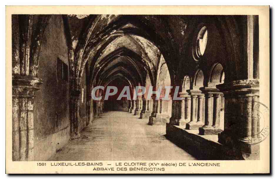 CPA Luxeuil les Bains Le cloitre Abbaye des Benedictins