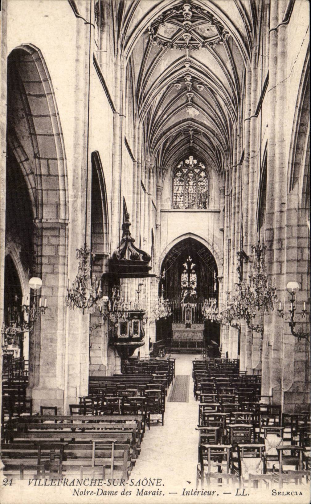 Villefranche-sur-Saône — Notre-Dame des Marais — Intérieur — LL. Selectia