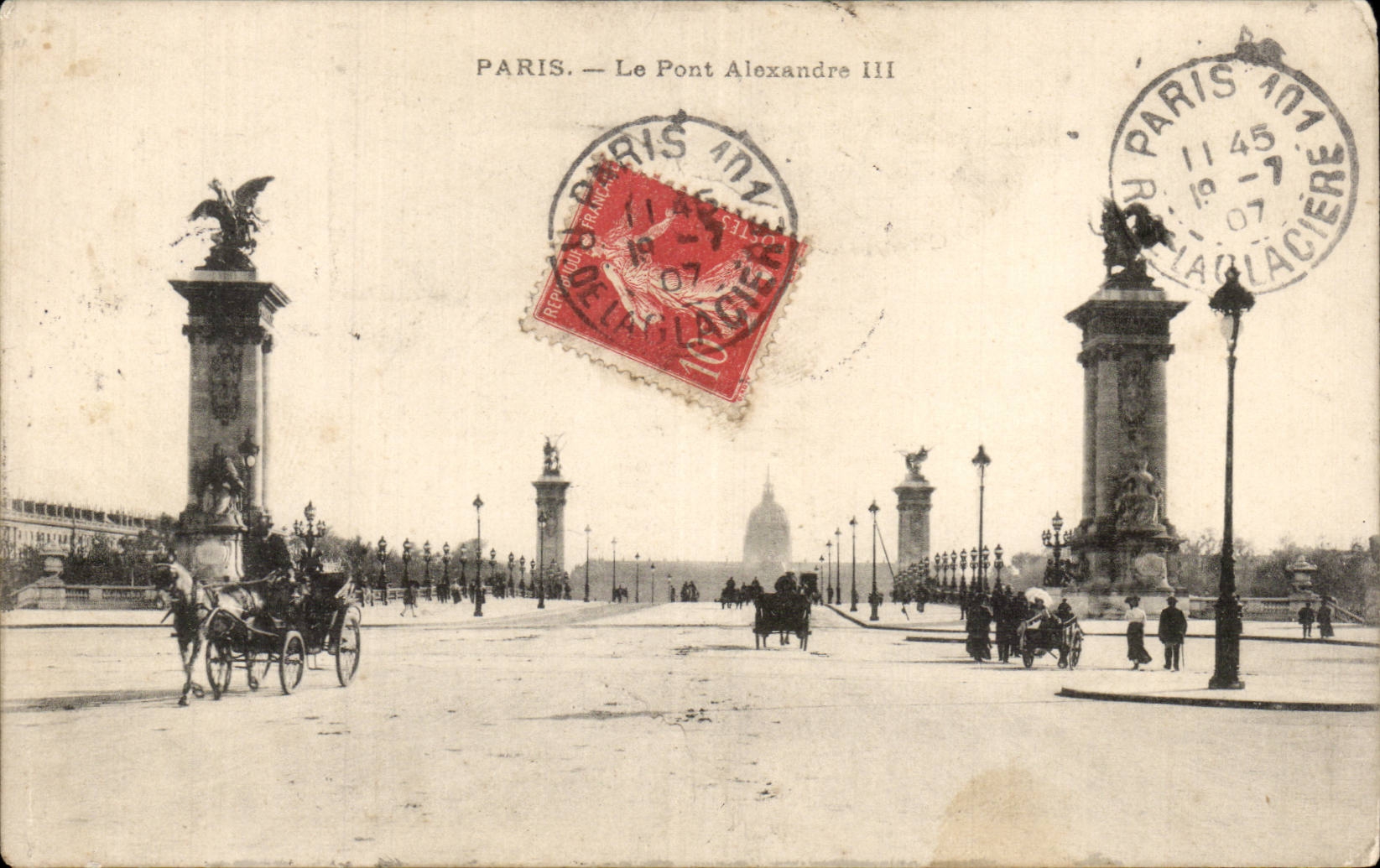 Paris CPa Le pont Alexandre III