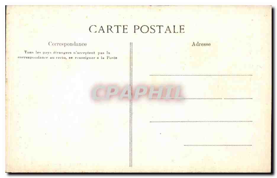 Paris CPA TRiomphe de la Republique — Rückseite