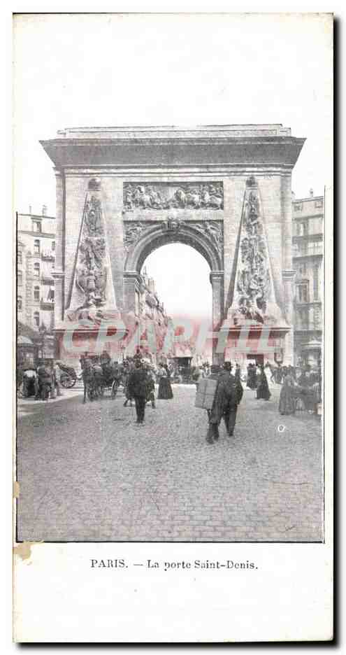 Paris CPA Porte Saint Denis